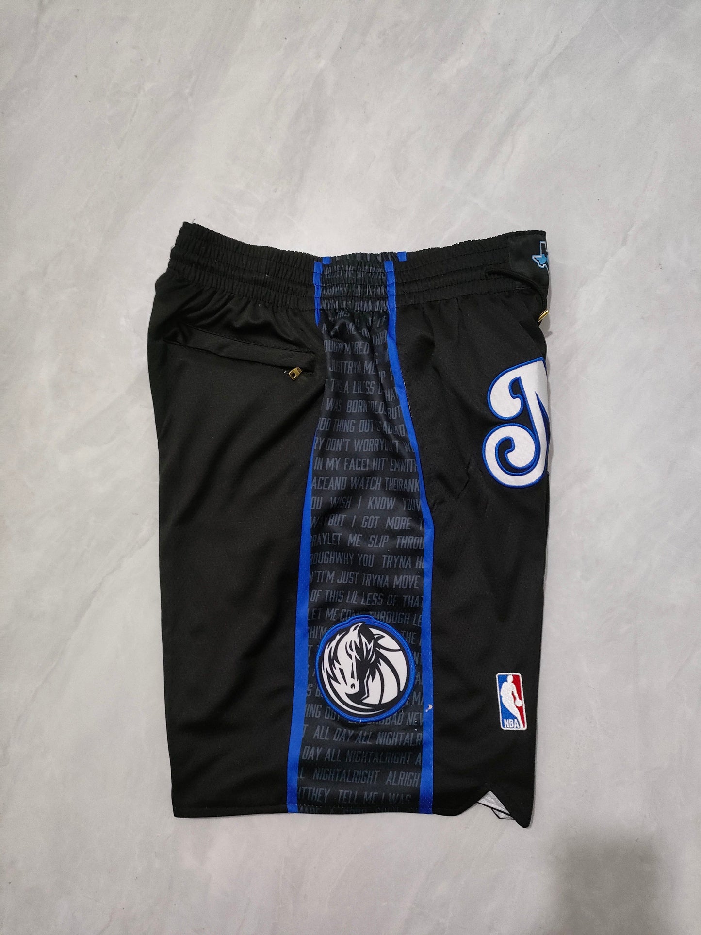 Dallas Mavericks Black 24 City Edition Pocket Pants