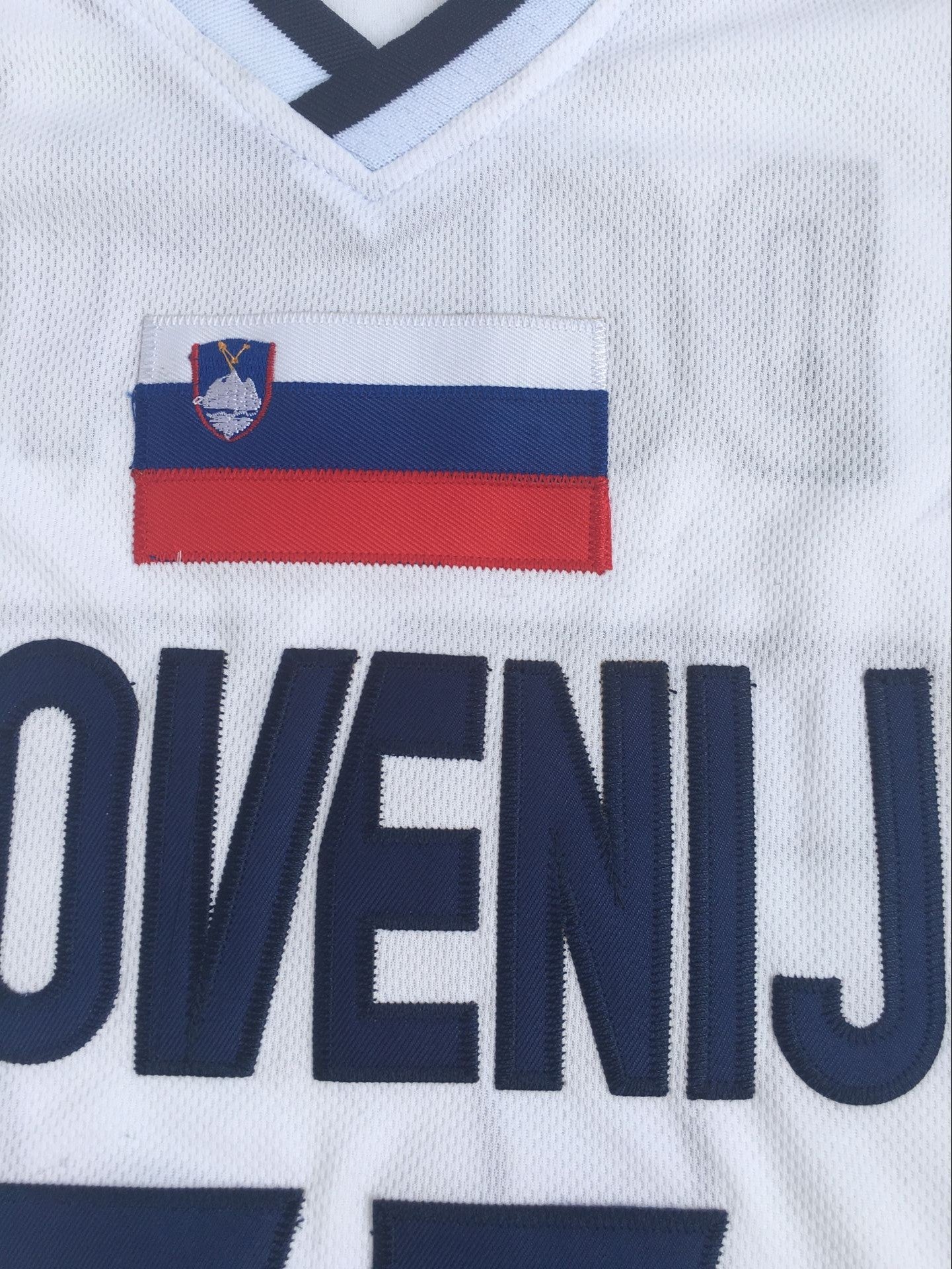 Euroleague national team No. 77 Luka Doncic white embroidered jersey