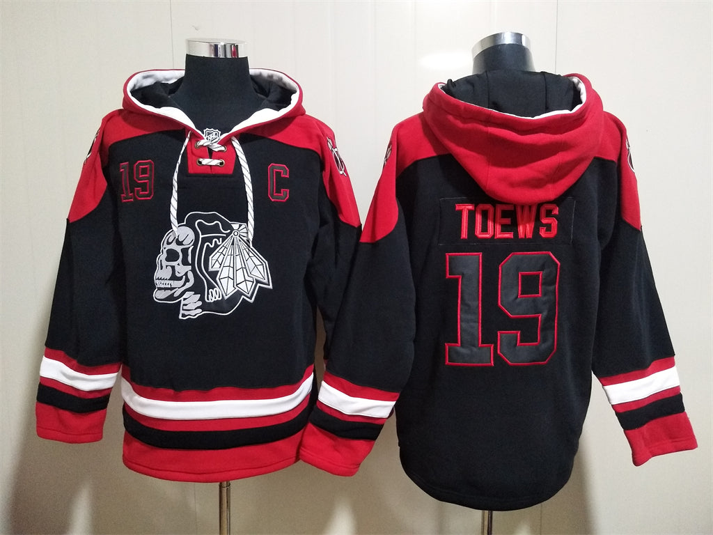 Chicago Blackhawks Kapuzenpullover #19 TOEWS (Totenkopf)