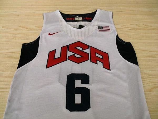 2012 American Dream Team No. 6 James White Embroidered Jersey