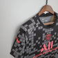 2021/2022 Psg Paris Saint-Germain Training Wear Black And Gray Plaid