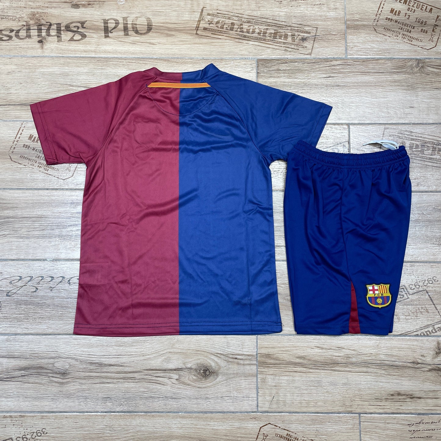 Children's clothing: 0809 retro Barcelona home court