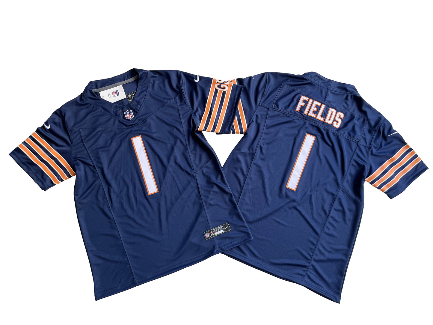 Chicago Bears 1# Justin Fields  Vapor F.U.S.E. Limited Jersey