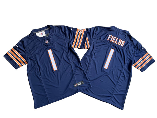 Chicago Bears 1# Justin Fields  Vapor F.U.S.E. Limited Jersey