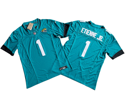 Jacksonville Jaguars 1# Travis Etienne Jr  Vapor F.U.S.E. Limited Jersey