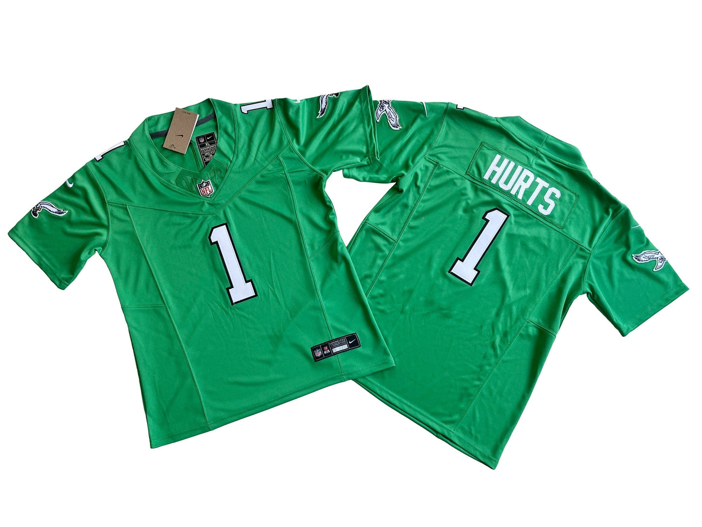 Philadelphia Eagles 1# Jalen Hurts Youth Nike Vapor F.U.S.E. Limited Jersey