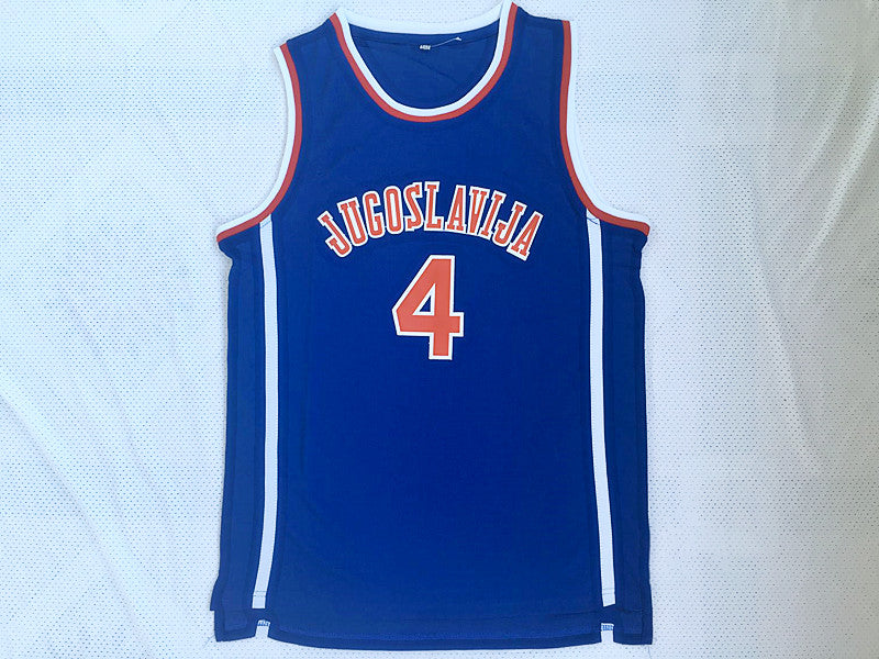 Croatian league number 4 Piedrovic blue jersey