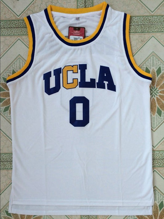 NCAA UCLA No. 0 Spruit White Jersey