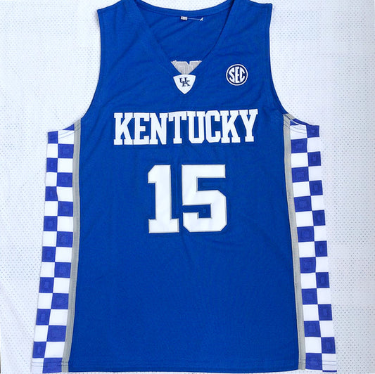 NCAA University of Kentucky No. 15 Cousins blue jersey