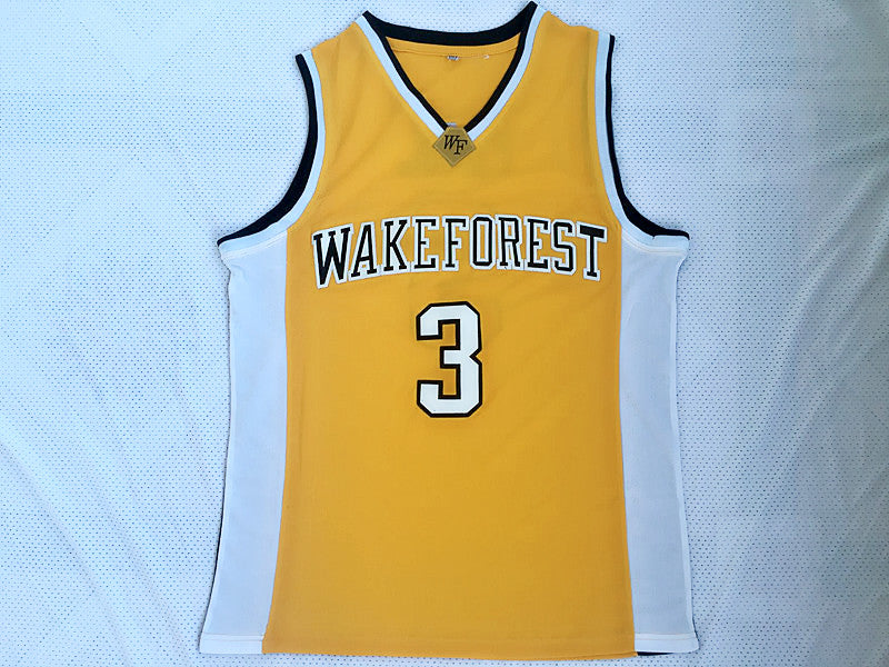 NCAA Wake Forest Chris Paul No. 3 Yellow Jersey