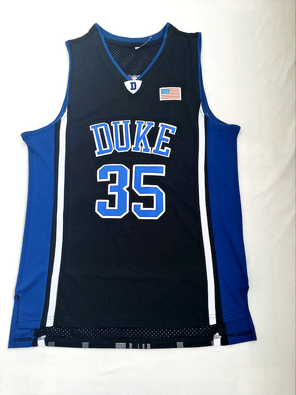 NCAA Duke University No. 35 Marvin Bagley III black embroidered jersey