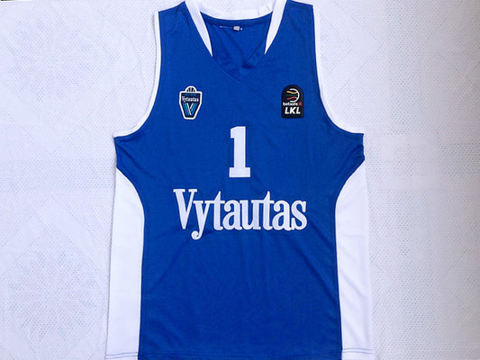 Lithuania League No. 1 LaMelo Ball blue jersey