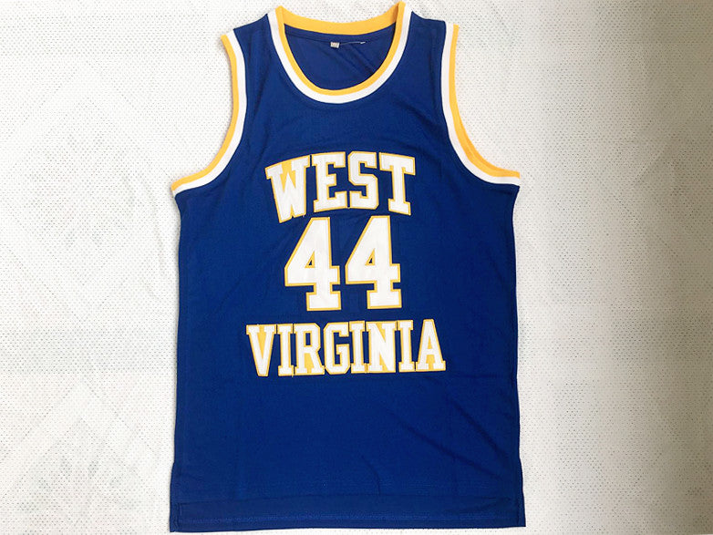 Jerry West Jerry West No. 44 University Blue Jersey