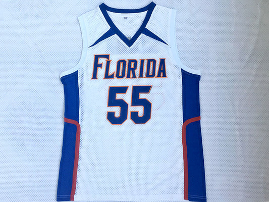 NCAA University of Florida No. 55 Jason Williams White College Jersey