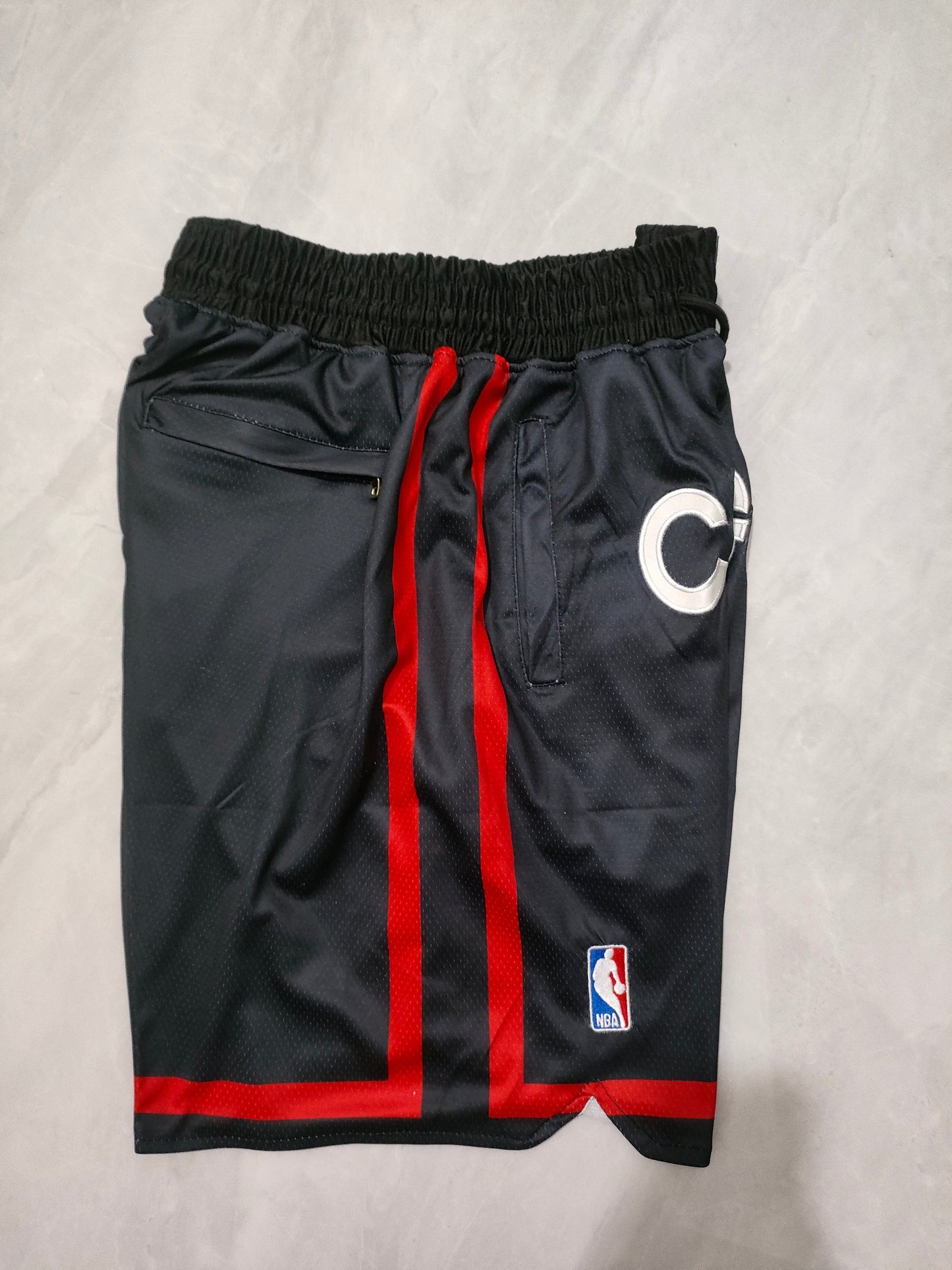 Chicago Bulls black 24 city version pocket pants