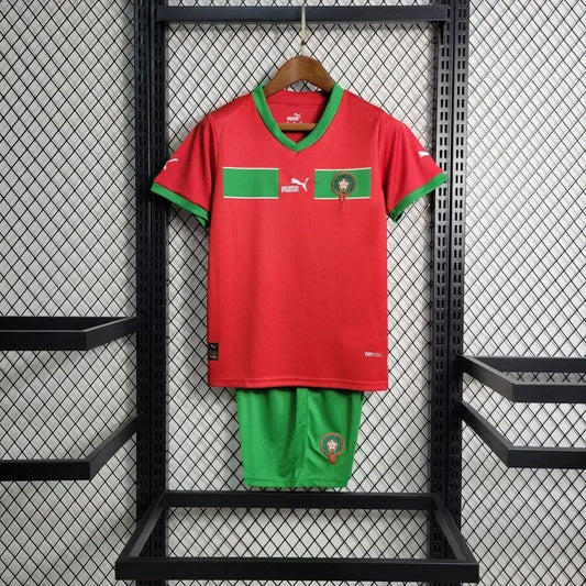 2022 Kids Size FIFA World Cup Morocco National Team Home Shirt