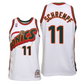 SuperSonics No. 11 Detlef Schrempf Retro White Jersey