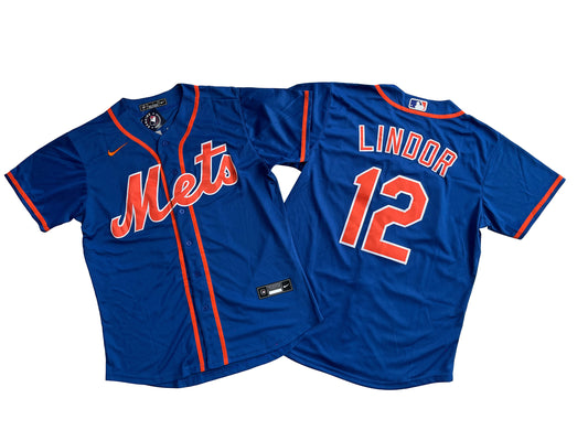 Men's New York Mets Francisco Lindor Royal Alternate Replica Player Jersey