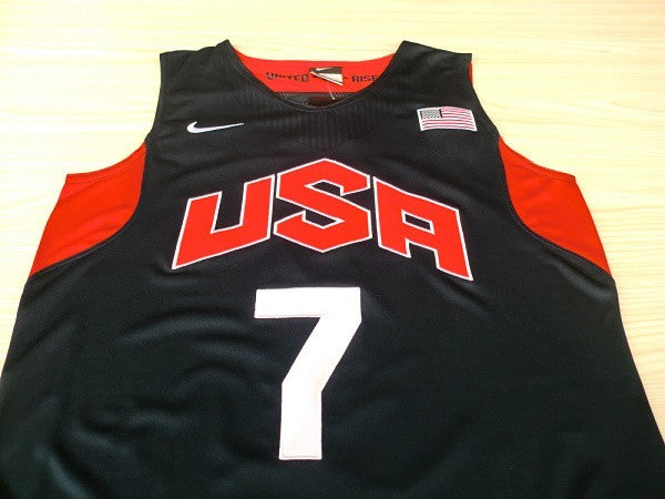 2012 American Dream Team No. 7 Westbrook Westbrook Blue Embroidered Jersey