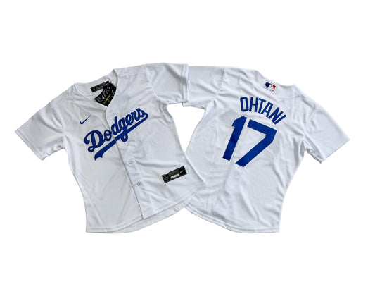 Women's Los Angeles Dodgers #17  White Shohei Ohtani Home Cool Base Jersey