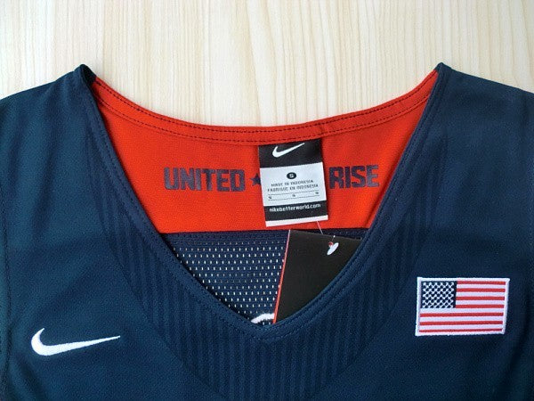 2012 American Dream Team No. 5 Durant Blue Embroidered Jersey