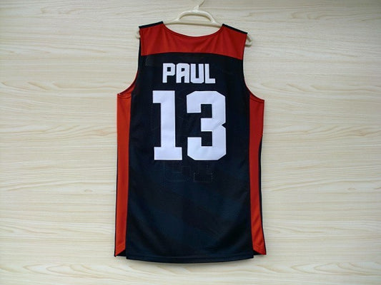 2012 American Dream Team No. 13 Paul Blue Embroidered Jersey