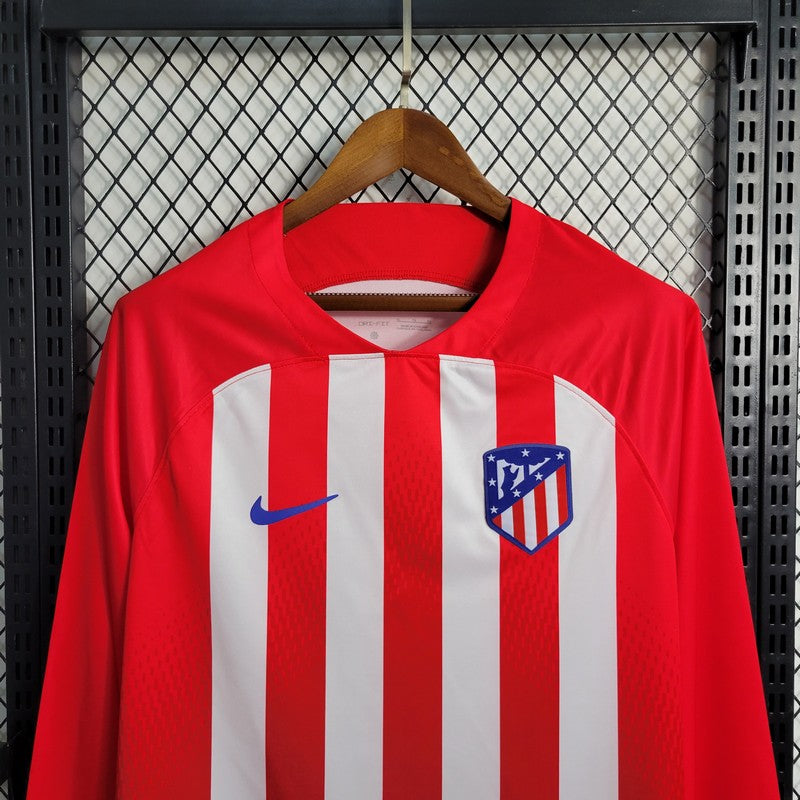 2023/2024 Long Sleeve Atletico Madrid Home1:1 Thai Quality