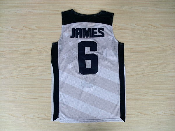 2012 American Dream Team No. 6 James White Embroidered Jersey