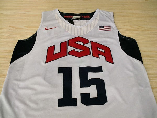 2012 American Dream Team No. 15 Anthony White Embroidered Jersey