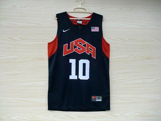 2012 American Dream Team Nr. 10 Kobe Bryant Blau besticktes Trikot