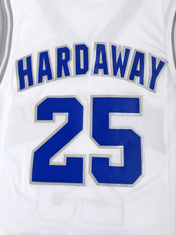 NCAA Memphis State University No. 25 Hardaway White Jersey