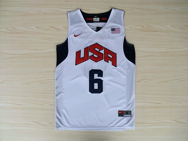 2012 American Dream Team No. 6 James White Embroidered Jersey