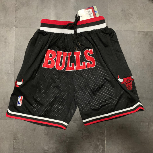 Chicago Bulls JUST DON collaboration shorts black