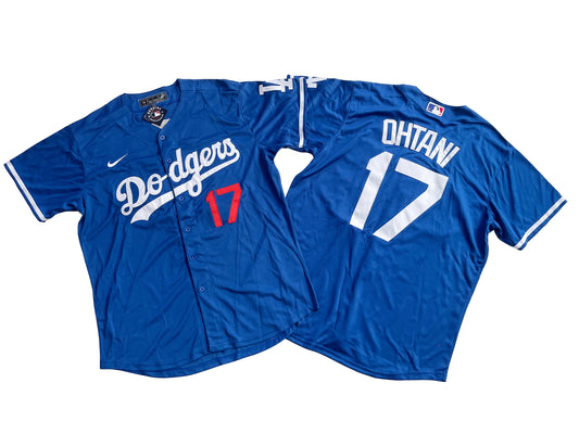 Los Angeles Dodgers #17 Shohei Ohtani Royal Blue Jersey