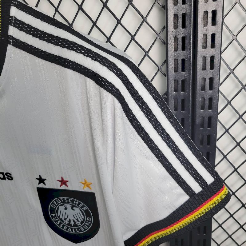 1996 Retro Germany Home Soccer Jersey