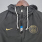 2021/2022 Psg Paris Saint-Germain Windbreaker Black