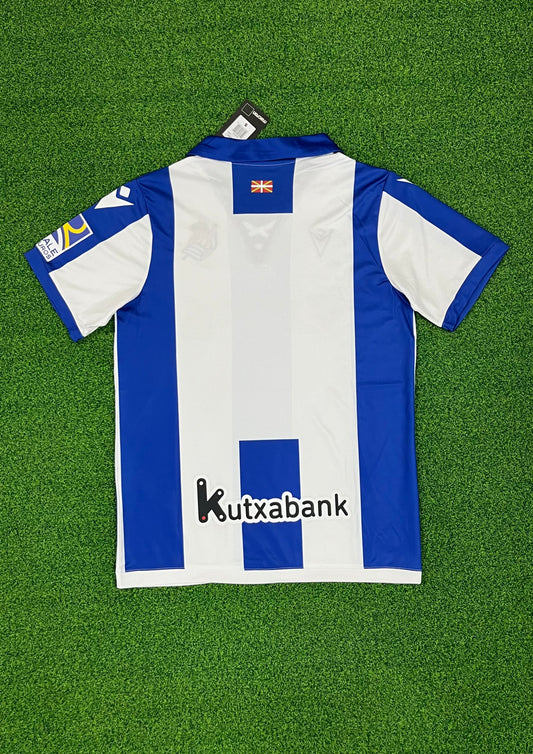 24-25 Real Sociedad Home Fan Edition Embroidered Jersey