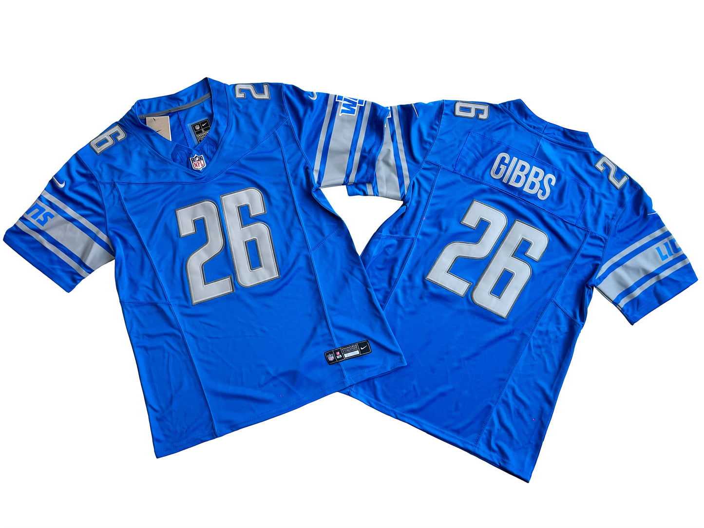 Detroit Lions26# Jahmyr Gibbs Blue Vapor F.U.S.E. Limited Jersey