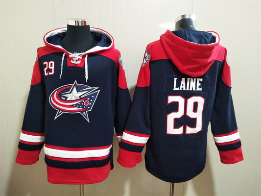 Columbus Blue Jackets Hoodie #29 LAINE