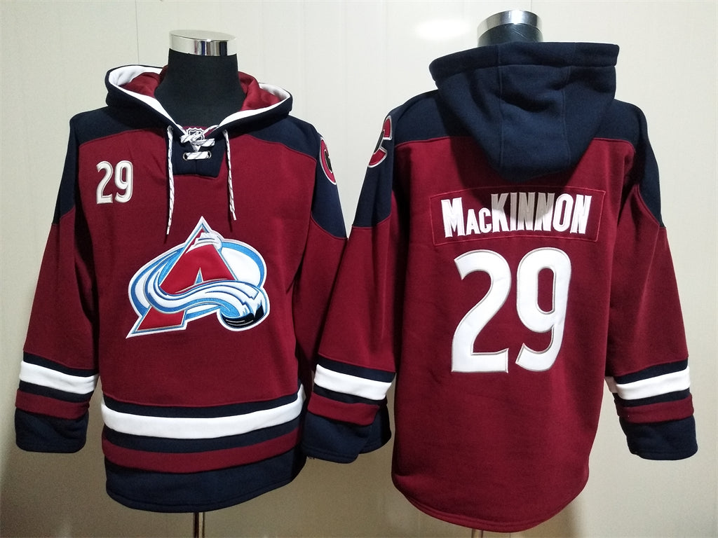 Colorado Avalanche Hoodie #29 MACKINNON