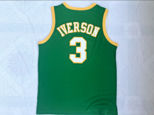 Iverson High School No. 3 Green Jersey