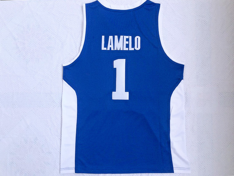 Lithuania League No. 1 LaMelo Ball blue jersey