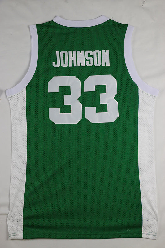 Michigan Spartans Magic Johnson 33# Premium Mesh Green