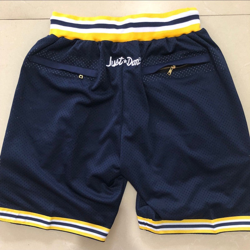 University of Michigan JUST DON dark blue dense embroidery pocket pants