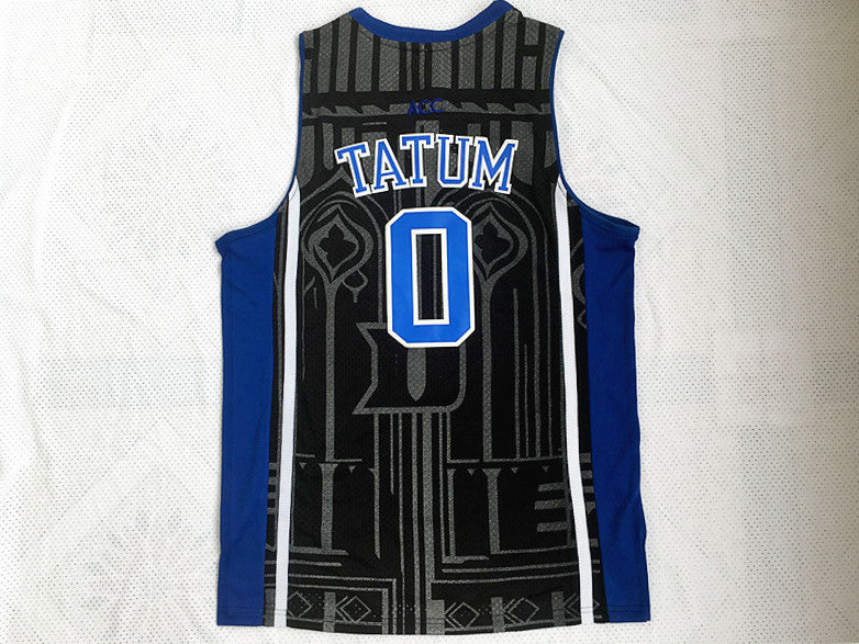 NCAA Duke University No. 0 Tatum Blue Jersey