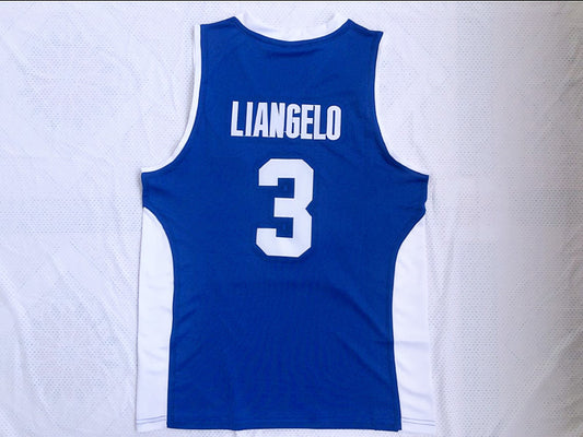 LiTaoyuan League No. 3 LiAngelo Ball new fabric blue jersey