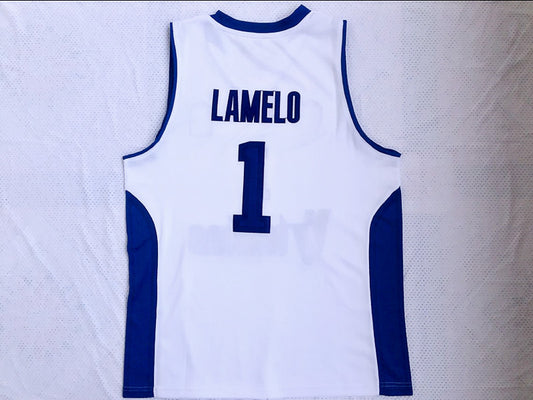 Li Taoyuan League No. 1 LaMelo Ball New Fabric White Jersey