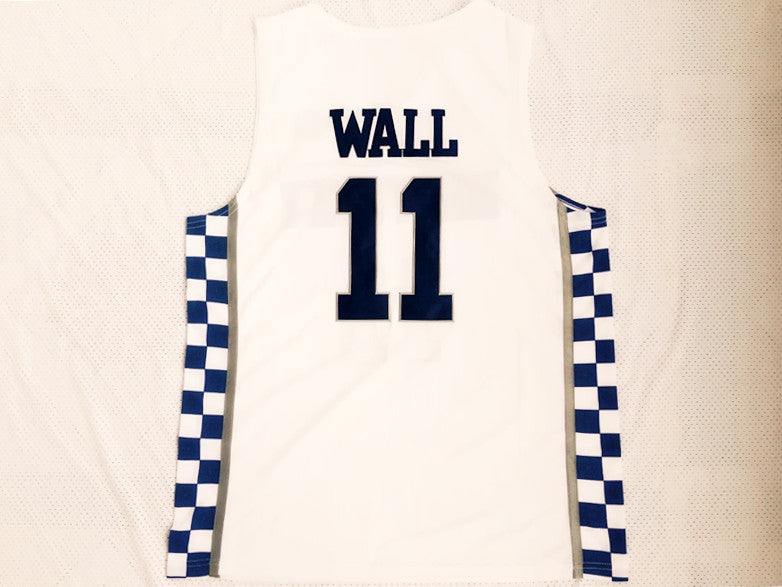 NCAA University of Kentucky No. 11 Wall White Jersey