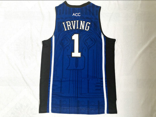 NCAA Duke University No. 1 Irving blue embroidered jersey