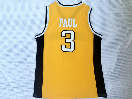 NCAA Wake Forest Chris Paul No. 3 Yellow Jersey